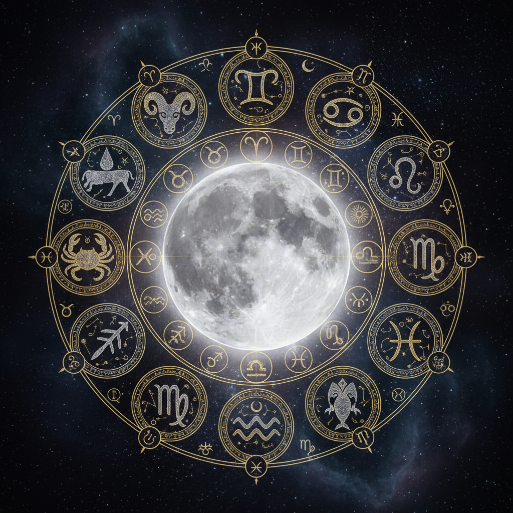 Zodiaque lunaire et signes astrologiques